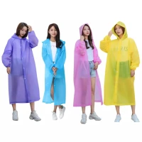 Jas Hujan EVA Tebal Plastik Ponco / Jas Hujan Polos / Raincoat
